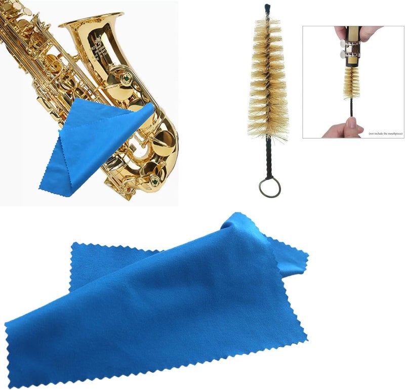 REMAGIC Alto/Tenor/Soprano Saxophone Cleaning Swab Kit, Microfiber Sax Cleaning Cloth for Alto Tenor Clarinet Flute and other Wind & Woodwind Strument, Clarinet Flute Trumpet Cleaning Kit, Mouthpiece Brush - Image 5